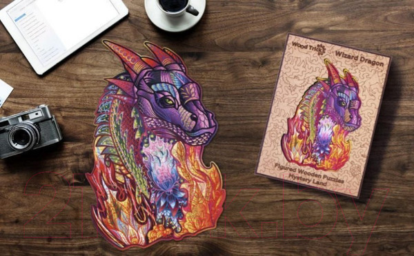 Изображение товара Пазл Wood Trick Волшебный Дракон / WT-00057