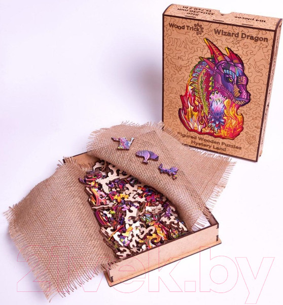 Изображение товара Пазл Wood Trick Волшебный Дракон / WT-00057
