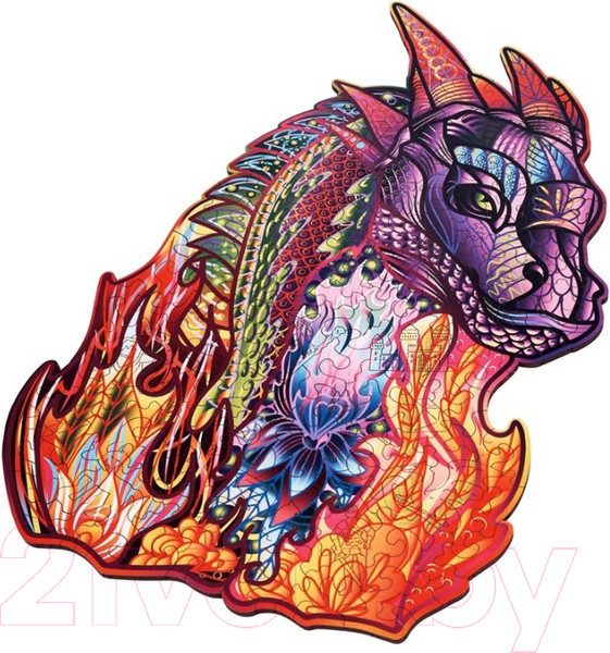 Изображение товара Пазл Wood Trick Волшебный Дракон / WT-00057