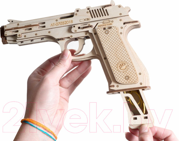 Изображение товара Пистолет игрушечный Lemmo Пистолет-резинкострел с мишенями / 00-64