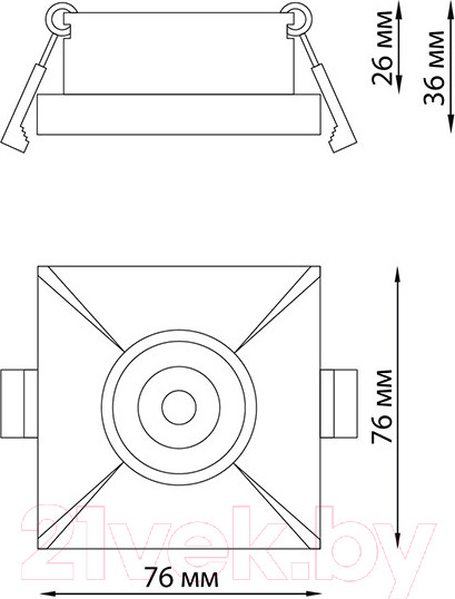 Изображение товара Точечный светильник Novotech Metis 370742