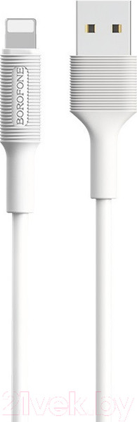 Изображение товара Кабель Borofone BX1 USB Lightning 1/50/200 (белый)