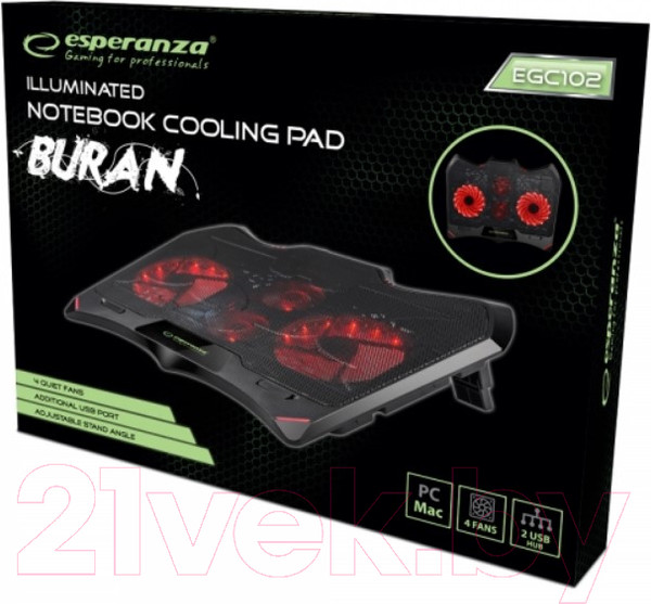 Изображение товара Подставка для ноутбука Esperanza EGC102 Buran