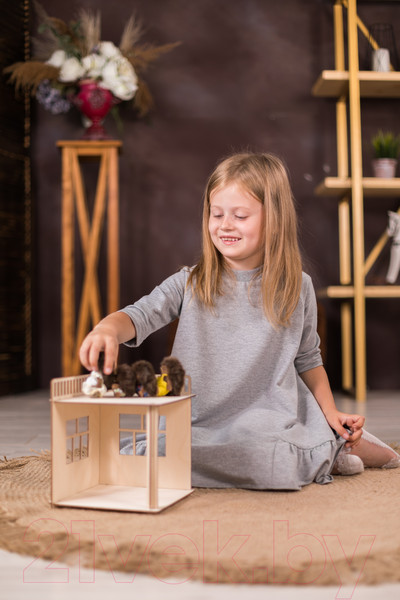 Изображение товара Кукольный домик ХэппиДом Пристройка и лестница для домика / HK-M007