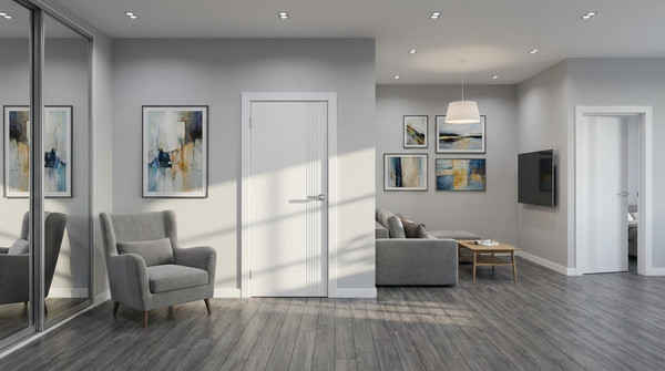 Изображение товара Дверь межкомнатная Юни Эмаль ПГ 23 80x200 (белый)