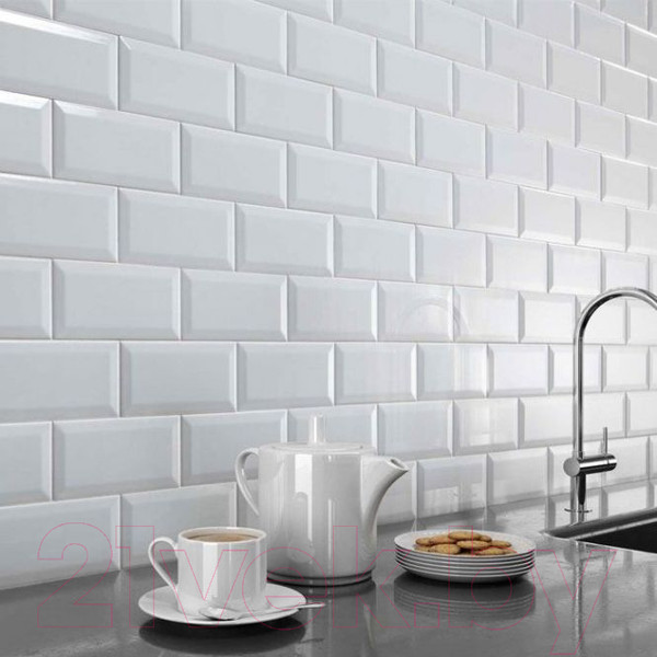 Изображение товара Панель ПВХ Grace Блок белый (966x484x3.5мм)