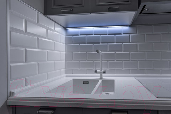 Изображение товара Панель ПВХ Grace Блок белый (966x484x3.5мм)