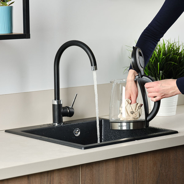 Изображение товара Электрочайник Scarlett SC-EK27G88 (черный)