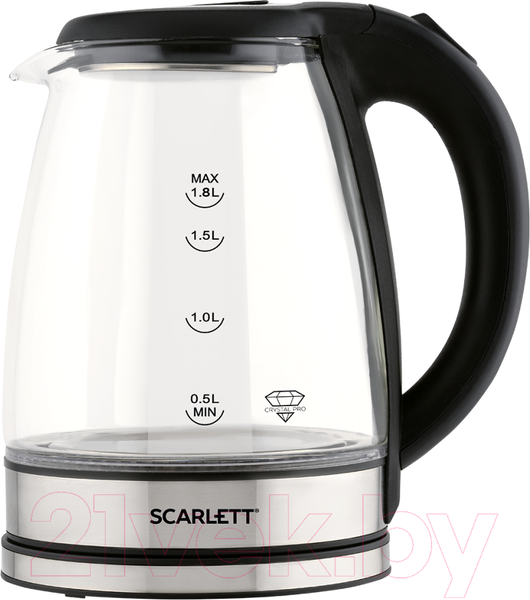 Электрочайник Scarlett SC-EK27G88 (черный)