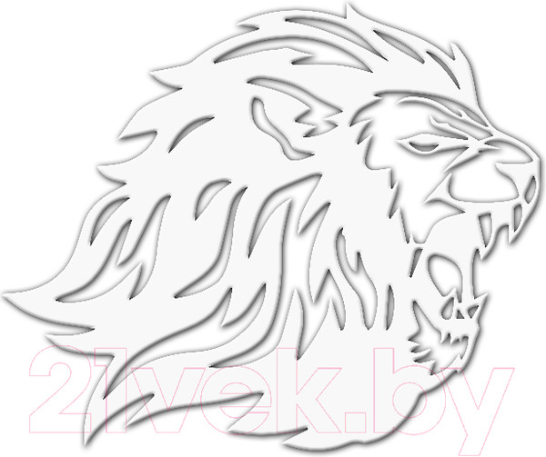 Изображение товара Декор настенный Arthata Лев 40x35-V / 054-1 (белый)