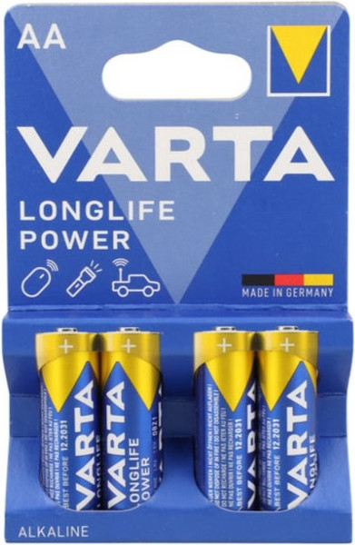 Комплект батареек Varta Longlife АА 1.5V / 4008496846993 (4шт)