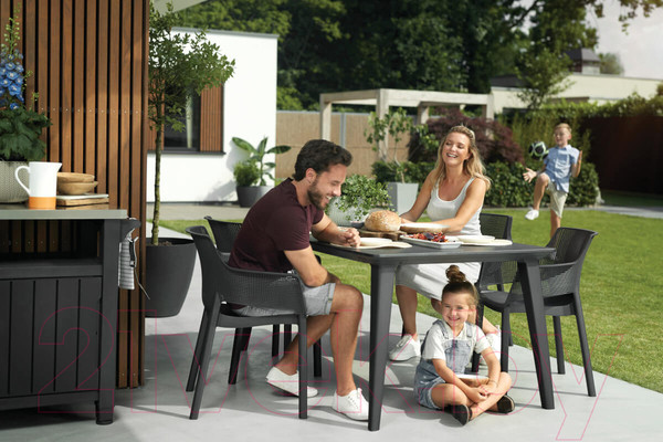 Изображение товара Стул пластиковый Keter Elisa / 246189 (графит)