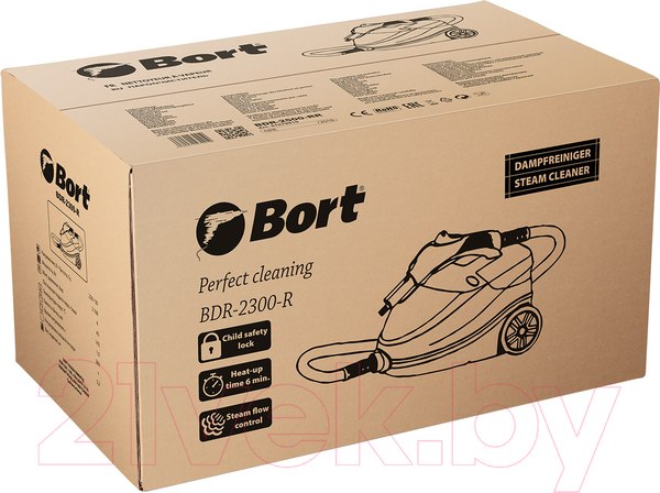 Изображение товара Пароочиститель Bort BDR-2300-R  (93722609)