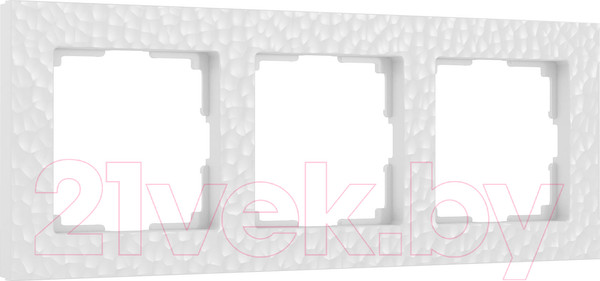 Изображение товара Рамка для выключателей и розеток Werkel W0032401 / a052519 (белый)