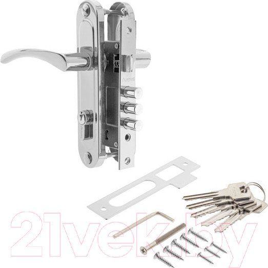 Изображение товара Замок врезной Avers 1023/60-CR (хром)