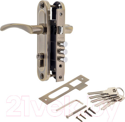 Изображение товара Замок врезной Avers 1023/60-AB (бронза)