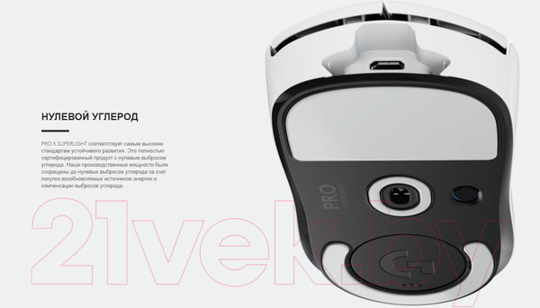 Изображение товара Мышь Logitech Pro X Superlight 910-005942 / 910-005946 (белый)