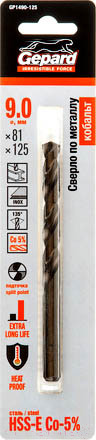 Изображение товара Сверло Gepard GP1490-125