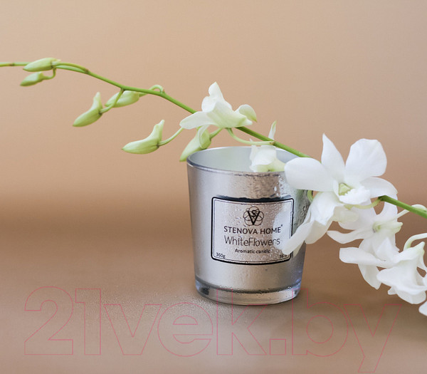 Изображение товара Свеча Stenova Home White Flowers 811022