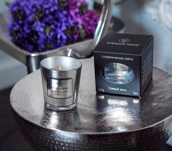 Изображение товара Свеча Stenova Home White Flowers 811022