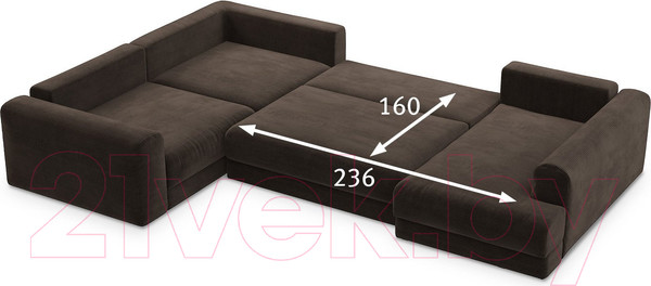 Изображение товара Диван П-образный Moon Family Мэдисон 006 80329336 / 80572095