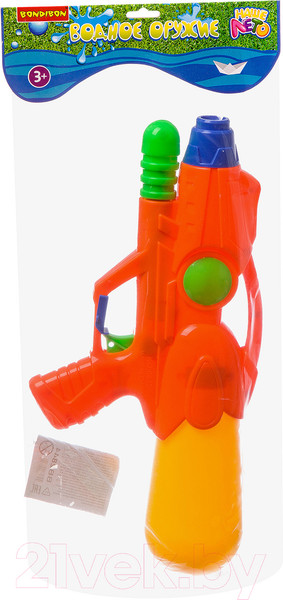 Изображение товара Бластер игрушечный Bondibon Водный пистолет. Наше лето / ВВ2844
