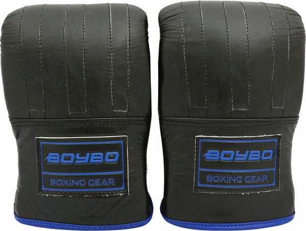 Изображение товара Боксерские перчатки BoyBo Rage / BGS350 (S, черный/синий)