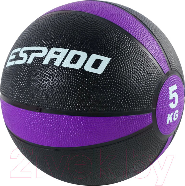 Изображение товара Медицинбол Espado ES2601 (5кг, фиолетовый)