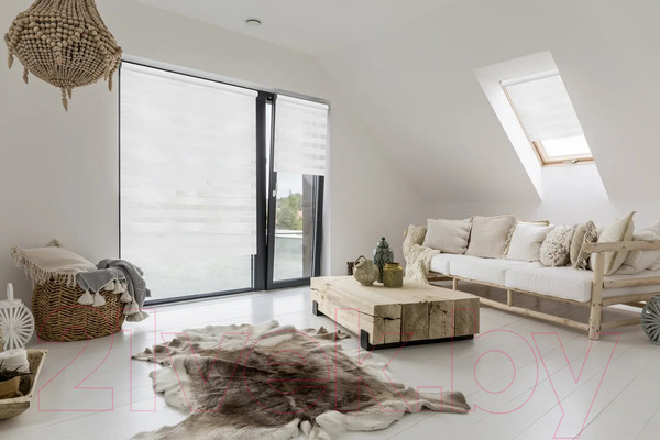 Изображение товара Рулонная штора АС МАРТ Баланс 57x160 (белый)