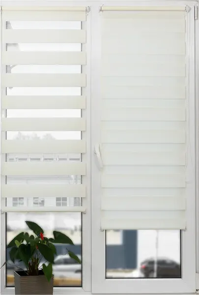 Изображение товара Рулонная штора АС МАРТ Баланс 43x160 (слоновая кость)