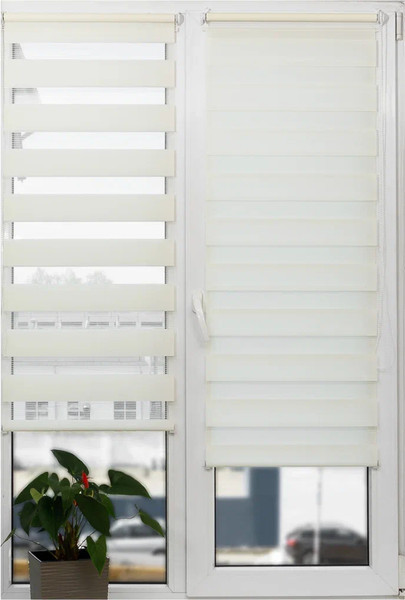 Изображение товара Рулонная штора АС МАРТ Баланс 67x160 (слоновая кость)