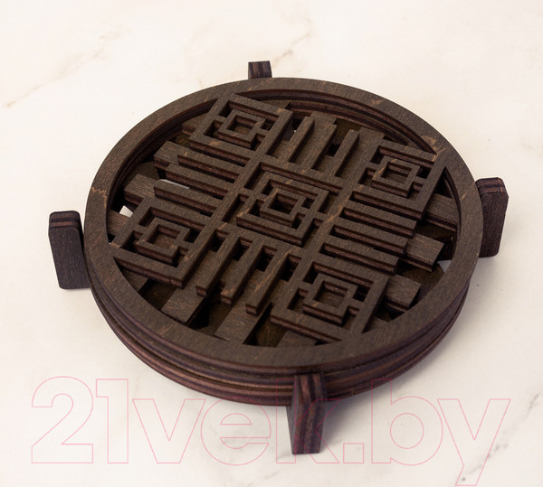 Изображение товара Подставка под горячее Woodary 3101 (4шт)