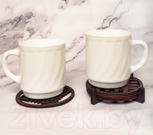 Изображение товара Подставка под горячее Woodary 3101 (4шт)