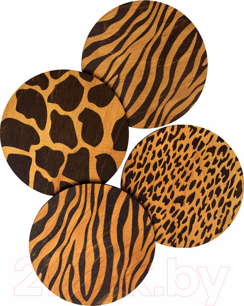 Изображение товара Подставка под горячее Woodary 3102 (4шт)