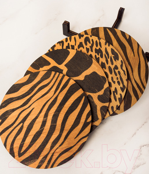 Изображение товара Подставка под горячее Woodary 3102 (4шт)