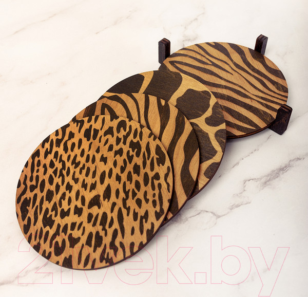 Изображение товара Подставка под горячее Woodary 3102 (4шт)