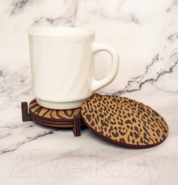 Изображение товара Подставка под горячее Woodary 3102 (4шт)