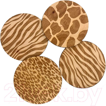 Изображение товара Подставка под горячее Woodary 3104 (4шт)