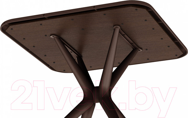 Изображение товара Обеденный стол Sheffilton SHT-TU30/TT30 83x83 (коричневый)