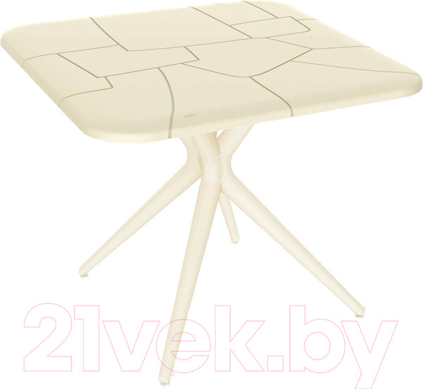 Изображение товара Обеденный стол Sheffilton SHT-TU30/TT30 83x83 (бежевый)