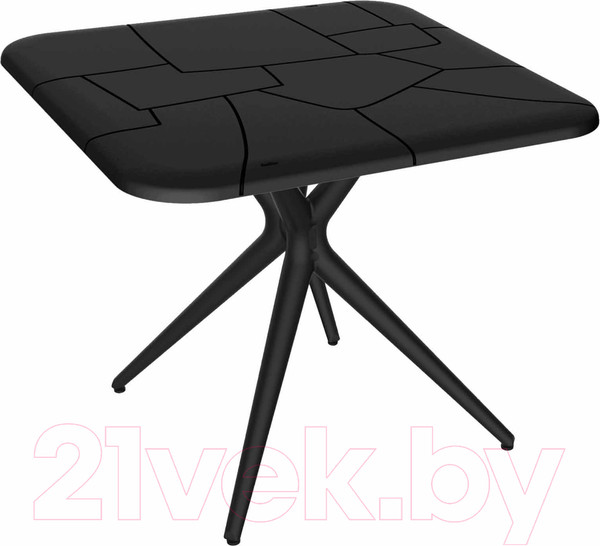 Изображение товара Обеденный стол Sheffilton SHT-TU30/TT30 83x83 (черный)