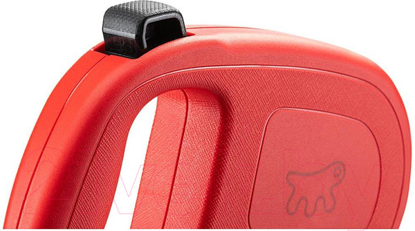 Изображение товара Поводок-рулетка Ferplast Flippy One M / 75093022 (шнур, красный)