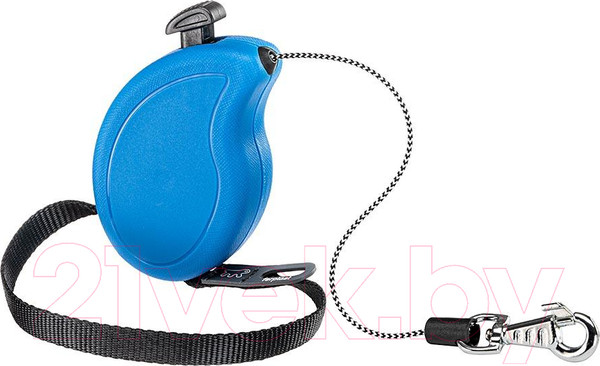 Изображение товара Поводок-рулетка Ferplast Flippy One Mini / 75091025 (шнур, синий)