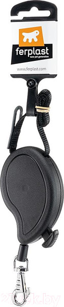 Изображение товара Поводок-рулетка Ferplast Flippy One Mini / 75091017 (шнур, черный)