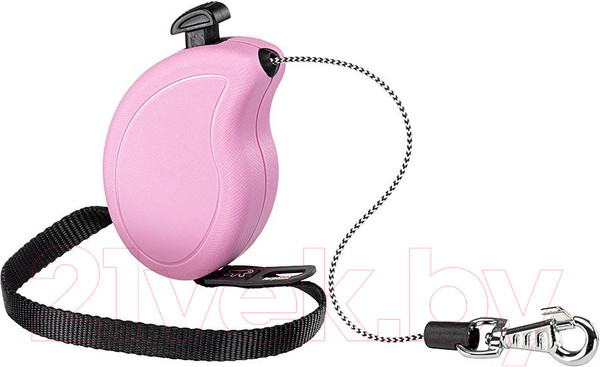 Изображение товара Поводок-рулетка Ferplast Flippy One Mini / 75091016 (шнур, розовый)