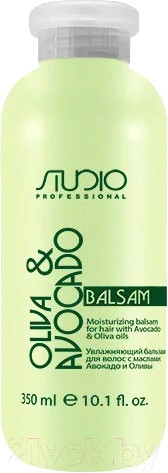 Изображение товара Бальзам для волос Kapous Увлажняющий с маслами авокадо и оливы (350мл)