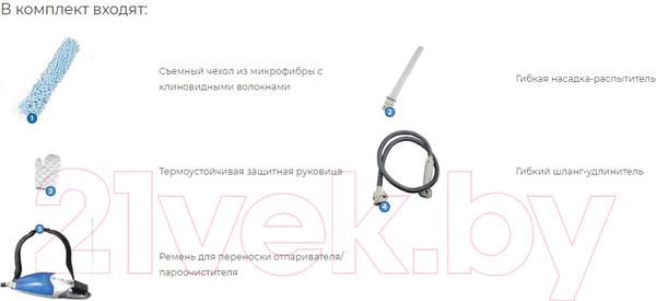 Изображение товара Насадка для пароочистителя Endever FQ-012 (сиреневый)