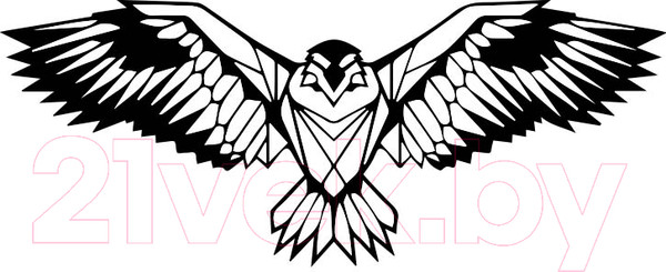 Изображение товара Декор настенный Arthata Белый орел 90x40-B / 055-1 (черный)