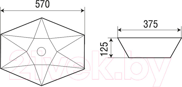 Изображение товара Умывальник WeltWasser Elbach 1138