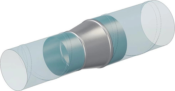 Изображение товара Переходник воздуховода ERA 100GGB125